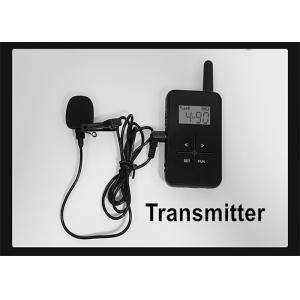 Lithium battery 120 Meters wireless audio tour guide systems GPSK Modulation