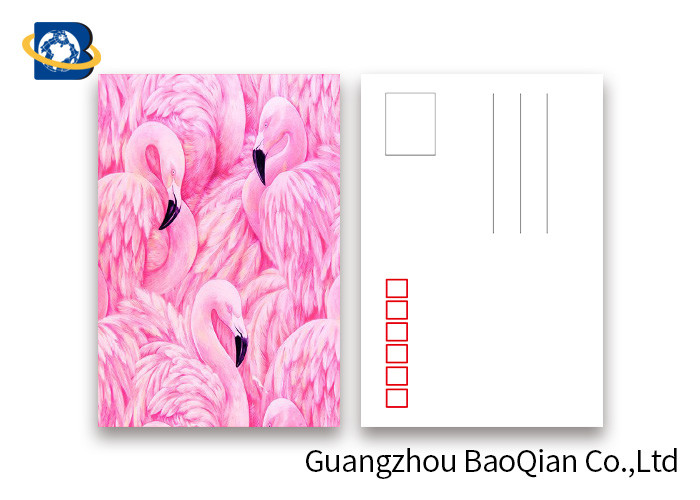 Promotion Cartoon 3d Lenticular Postcard / Flip Lenticular Image Printing