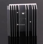 Square Shape Heat Sink Aluminum Profiles Easy Installation High Precision