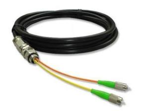 China Outdoor Waterproof 1F 2F Fiber Optic Pigtail Single Mode Fiber Connector CATV FTTH factory