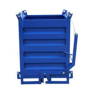 Effortless Steel Garbage Bin Waste Disposal in Workshop Easy Button Open Scrap