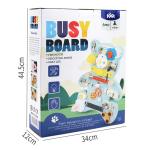 Educational Wooden Montessori Busy Board For Toddlers