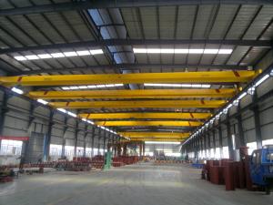 China LD Type Single Girder Overhead Crane 12 Ton For Overhead Crane Work Equipment factory