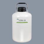 White Liquid Nitrogen Cryogenic Tank , Liquid Nitrogen Container 2 Liter