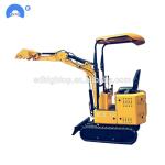 0.8Ton 1 Ton Mini Excavators Ripper Micro Excavator For Garden