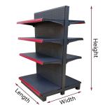 Factory Manufacturer Supermarket Shelf With Direct Sales Gondola Shelves