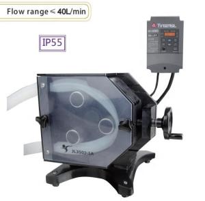 China AC gear motor large flow rate industrial peristaltic pump factory