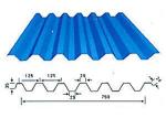 Colored Steel Roof Panel Roll Forming Machine Producing 750mm Width Tiles