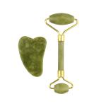 64.2g Anti Aging Skin Massage Roller U Shaped Handle Gemstone Face Roller