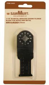 China 1-1/8 in. Bi-metal reduced shank plunge blade for wood and metal factory