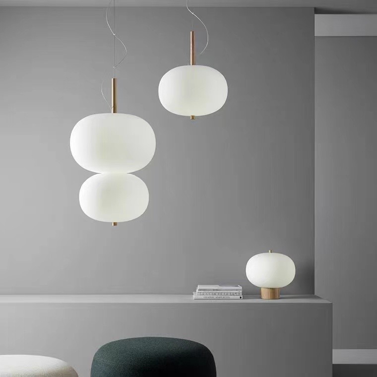 Hot Selling Nordic Style Metal Pendant Light Fixture Indoor Bedroom Bedside Glass Led Pendant Lamp