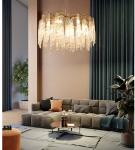 Living Room Luxurious G9 Led Crystal Pendant Light AC265V
