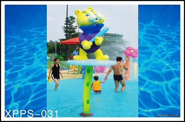 Customized Fiberglass Spray Park Equipment, Spray Cat Water Sprayground For Kids