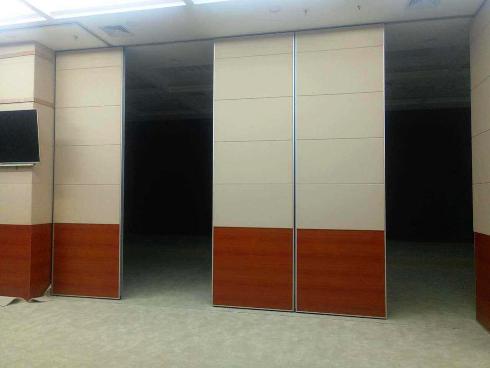 Operable Hotel Sound Proof Sliding Folding Partitions Movable Walls 6 Meters Height