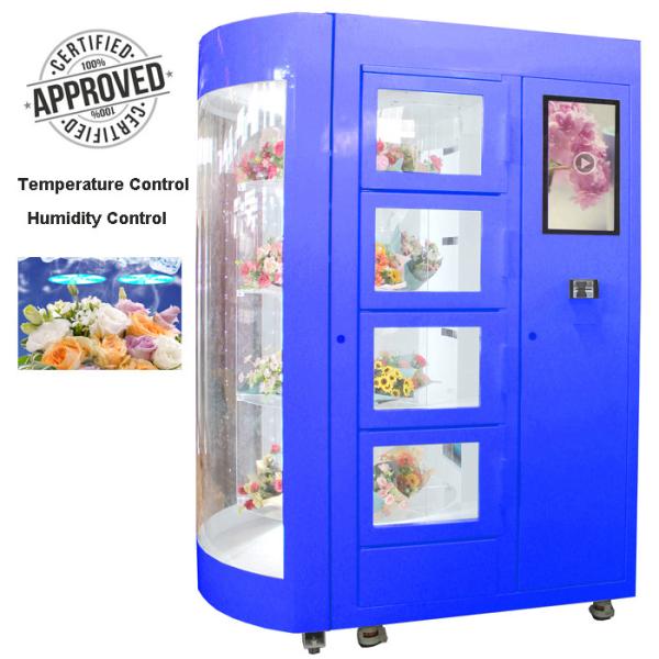 Winnsen Refrigerated Humidified Flower Bouquet Vending Machine With Cooling