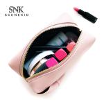 Waterproof PU Leather Cosmetic Bag Blanks Toiletry Bag For Travel