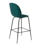 Beetle Stool Modern Bar Chairs Stainless Steel Powder Coated With Conical Legs