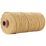 Green 3 Strand Twisted Nylon Rope 3mm Macrame Braided Cotton Rope
