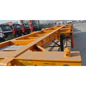 40ft Container Skeleton Semi Trailer Flatbed Tractor Trailer 40000kg Loading