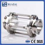 Sanitary Stainless Steel 304/316 Pipe Fittings Tri Clamp Straight Tubular Sight