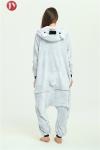 Animal Pajamas Gray Totoro Costume Men , Totoro Onesie Adult With Flannel
