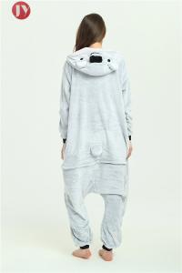 China Animal Pajamas Gray Totoro Costume Men , Totoro Onesie Adult With Flannel factory