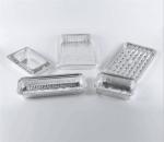 Disposable Hard Rectangular Grill Food Roast Trays Aluminum Foil BBQ Tray