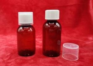 China 60 To 120ml Medicine Syrup Bottle , Low Light Transmission Small Syrup Bottles factory