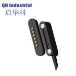6Pin Norway Intercom Connector Magnetic Usb Connector Spring Loaded spring
