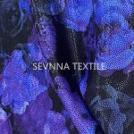 Ocean Recycled Yoga Wear Fabric Floral Cycling Wear Surfing Suit