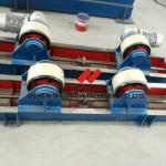 Lead Screw Adjusting Pipe Welding Rotator 20Tons With Steel Rubber Roller