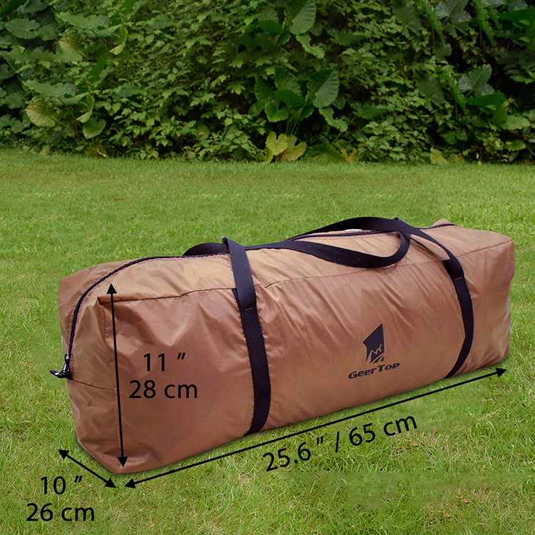 Double Layer Breathable 190T Polyester Pop Up Camping Tent