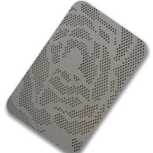 China AiSi Slotted Perforated Sheet Metal Wall Decor 1.5 Mm Stainless Steel Sheet factory