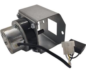 China 5.5W 2.4RPM Pellet Auger Motor Pellet Stove Auger Shaft Shade Pole With Metal Bracket factory