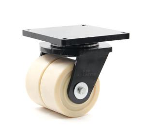 China Fixed Rigid Flange Steel 45 Outdoor Caster Wheels 8000kg Wear Resistance factory