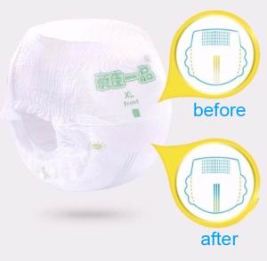 China Private Label Custom Disposable Baby Nappy Pants Super Absorbing Performance factory