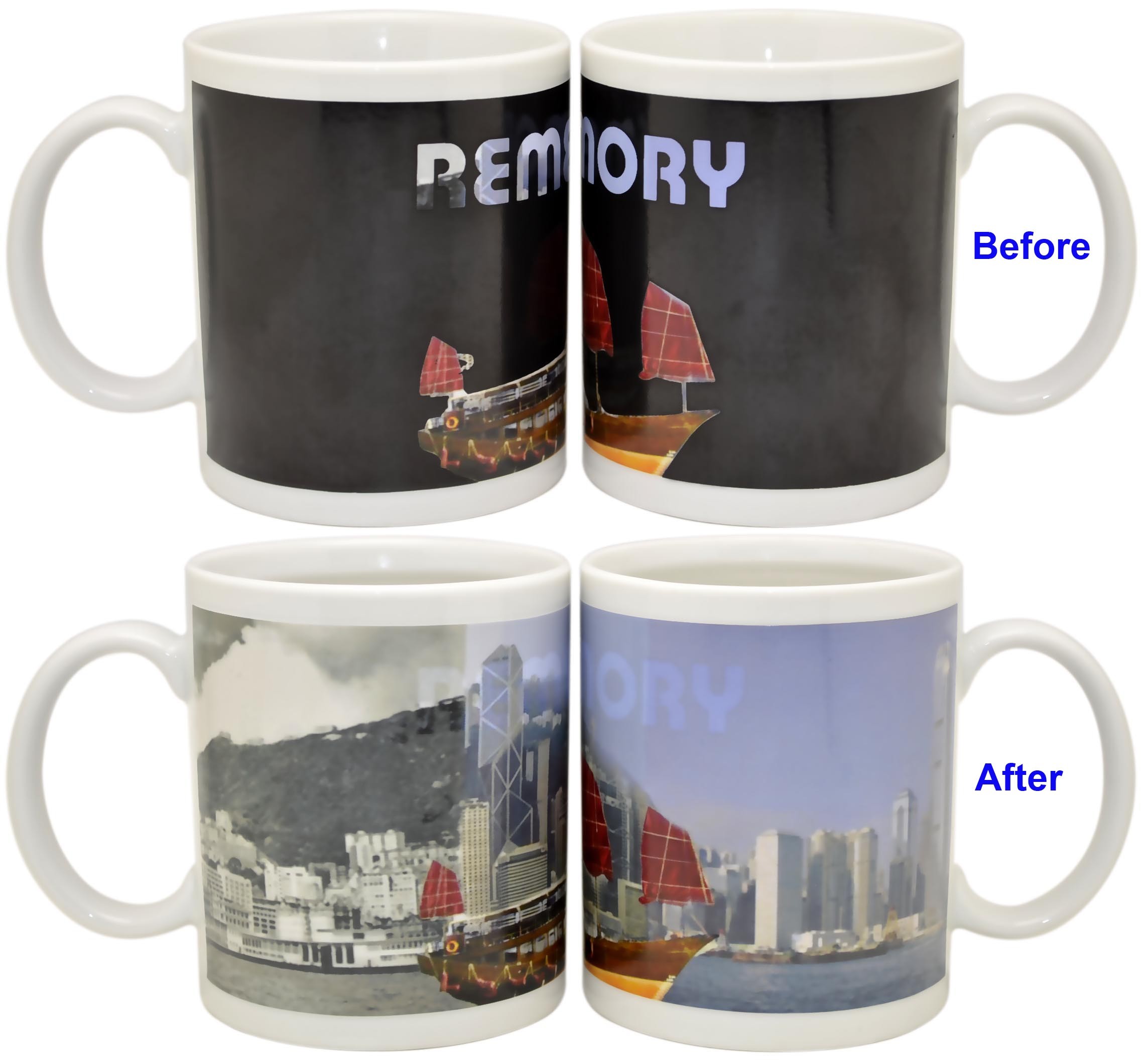 Corporate Gift Personalized Color Changing Cups Eco - Friendly