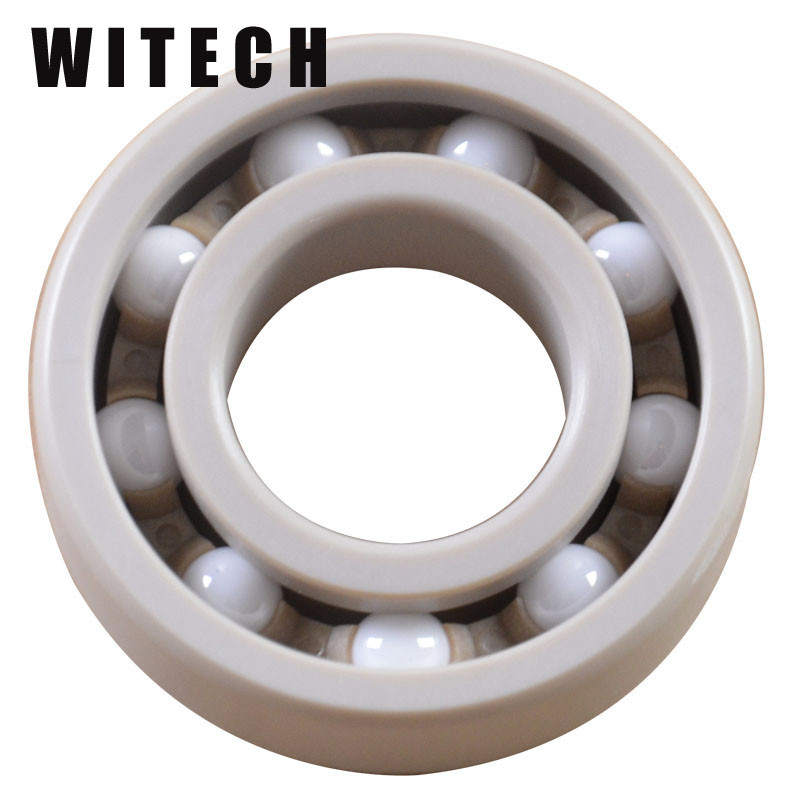 Miniature 10×30×9 6004 PEEK Hybrid Ball Bearings