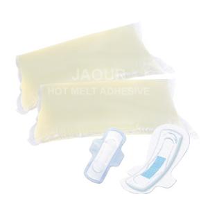China Waterwhite Transparent color Hot Melt Adhesive For Backsheet Lamination Of Disposable Diaper factory