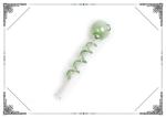 Borosilicate Glass Light Green Oil Burner Smoking Bong Bobbin