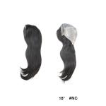Anti-slip Soft Silicone Base Cap Medical Wig 18 Inches Long 100% RAW Human Hair