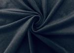 Dark Green Brushed Knit Fabric / 85% Polyester Warp Knitting Fabric 230GSM