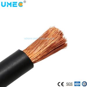 China 10-120mm2 Flexible PVC/Rubber/Silicone Insulated Welding Cable with Copper Conductor factory