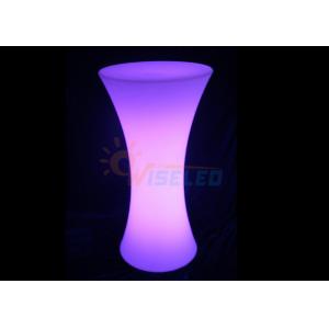 PE Plastic Unique LED Cocktail Table With Rechargeable Battery Operated