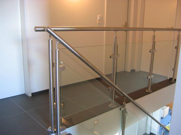 Balcony Stainless Steel Railing Balusters 900mm - 1200mm Height Mirror / Satin