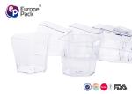 Disposable Plastic Dessert Cup Food Grade Ps Material Transparent Color