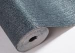 Waterproof Removable Vinyl Patterned Wallpaper Black for Living Rooms