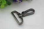 High end quality nickel & gunmetal color 38 mm snap hook bag with polishing