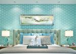 Cadmium Green Simple Style Childrens Bedroom Wallpaper Modern Wall Covering