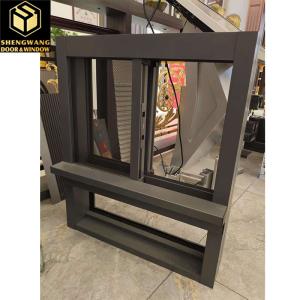 China Villa Push Pull Curtain Wall Windows Transparent Aluminium Windows Sliding Frame factory